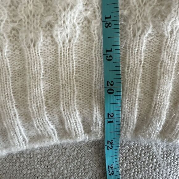 Vintage Jaqques Simon Sweater Cottagecore Feminine Academia 70s Ivory Women’s M - Picture 8 of 10